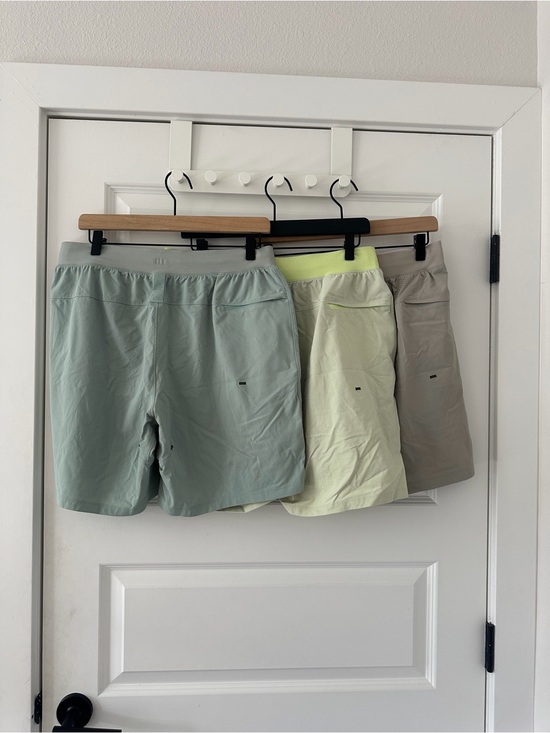 lululemon athletica Other - lululemon athletica Men's Athletic Shorts in Sage, Pale Yellow, and Taupe